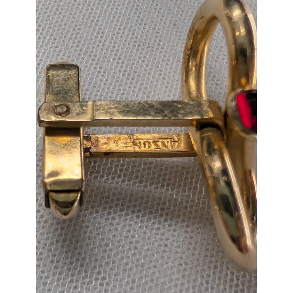 Vintage Cufflinks Lot 2 Pairs 1/20 12K Gold Filled & Square Cufflinks